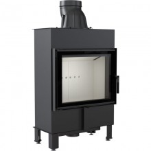 KRATKI LUCY / 12 / SLIM STRAIGHT 6KW 50-85M2 ENERGY FIREPLACE AIR HEATER WITH OPENING DOOR AND TERMOTEC INVESTMENT