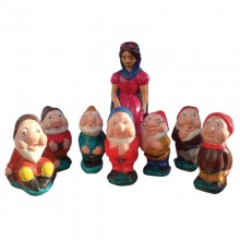 CEMENT SNOW WHITE AND 7 DWARFS A