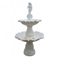 CEMENT FOUNTAIN TWO STOREY LARGE